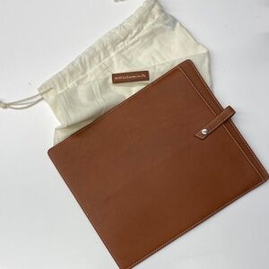 🇨🇦Want les Essentiels rust Leather Portfolio for iPad or notebook